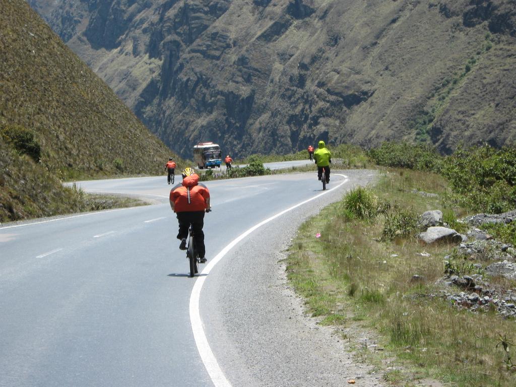 unterwegs mit dem Mountain-Bike