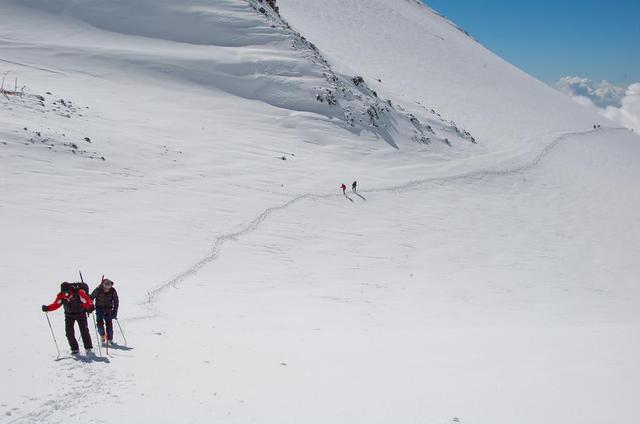 Elbrussattel auf 5300 m Höhe